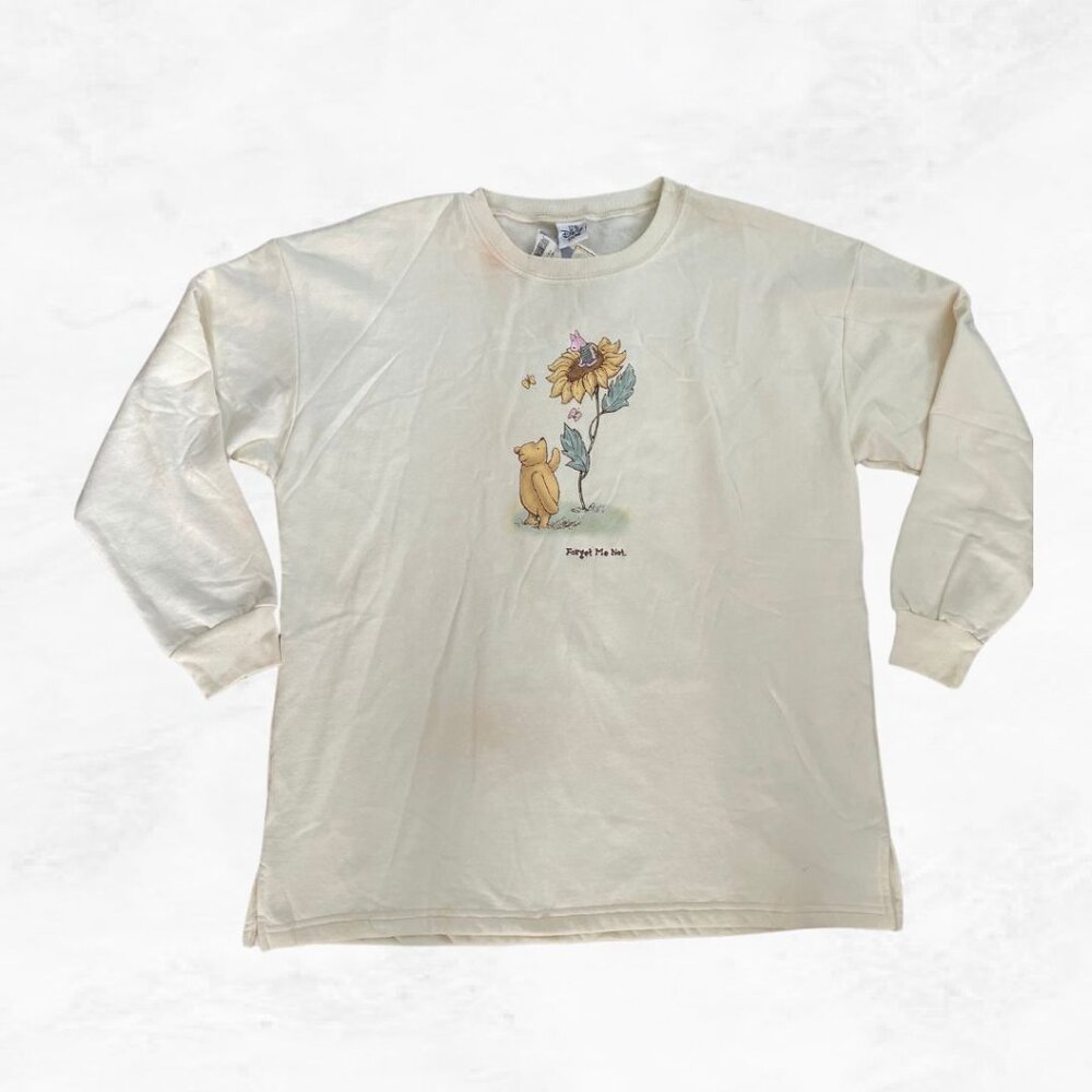 Vintage Classic Pooh Forget Me Not Sweatshirt